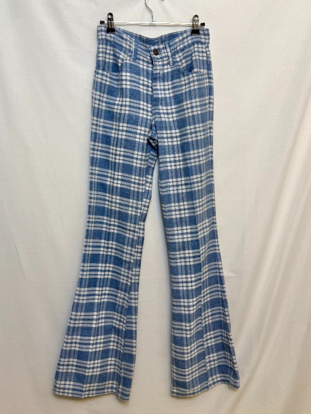 Vintage 70s plaid Levi's bell bottoms